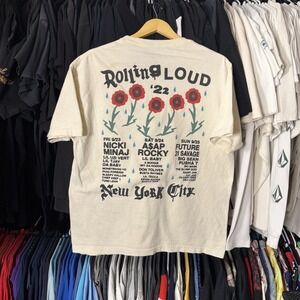 Rolling Loud 2022 Shirt Men's Large New York City Hip Hop Rap Festival Music
